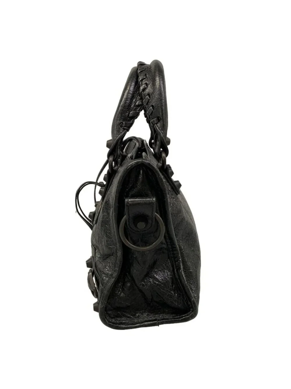 Balenciaga Handbag Le City Mini Black Leather